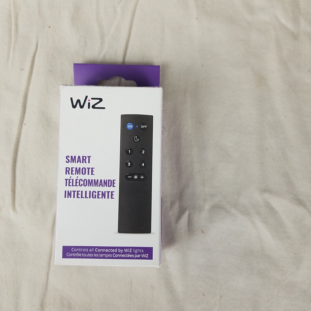 WiZ‎ Smart Remote Control Black New 9290025512 Wireless Lighting Dimmer 50ft